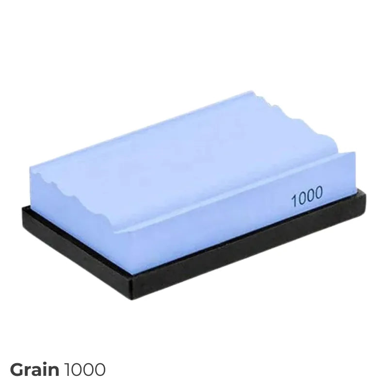 Pierre à aiguiser pour entretenir et affûter vos outils de sculpture en bois.