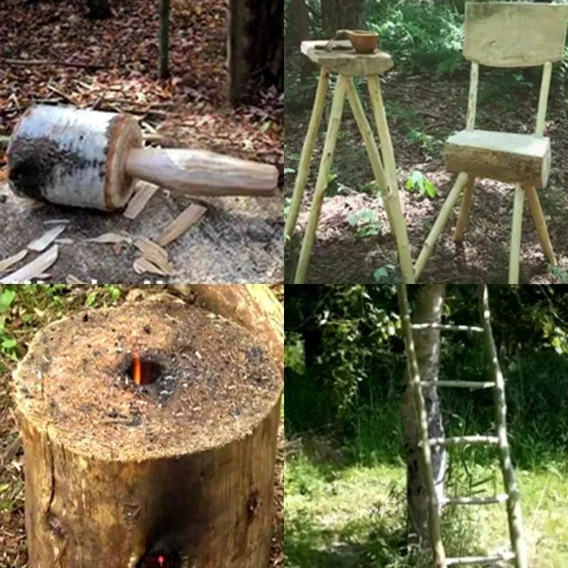 Tarière à main conçu pour percer des trous dans le bois brut les passionnés de sculpture sur bois et de menuiserie.