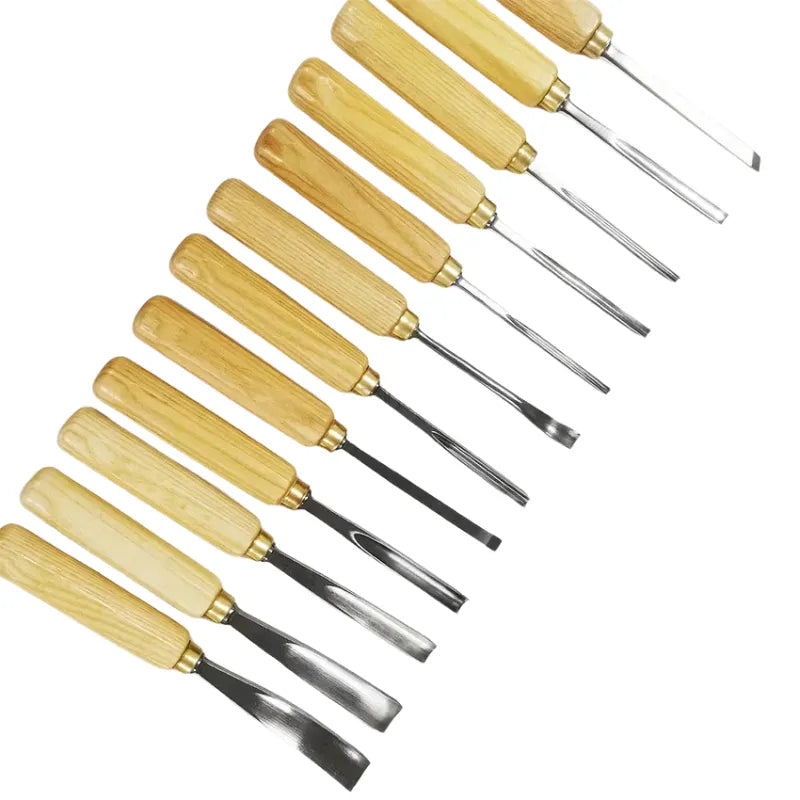 Ciseau à bois conçu pour sculpter avec précision et créer des formes détaillées dans le bois.