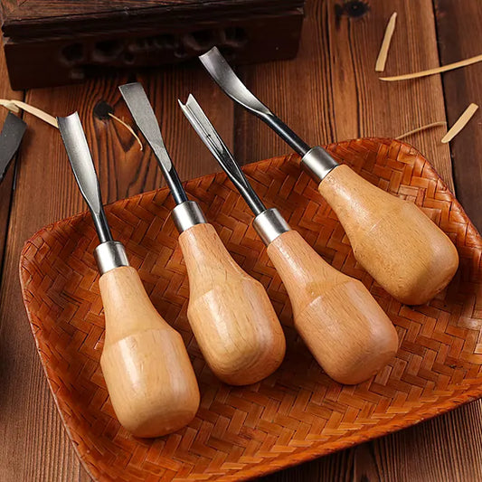 Kit complet d’outils de sculpture pour bien débuter ou se perfectionner dans le travail du bois.