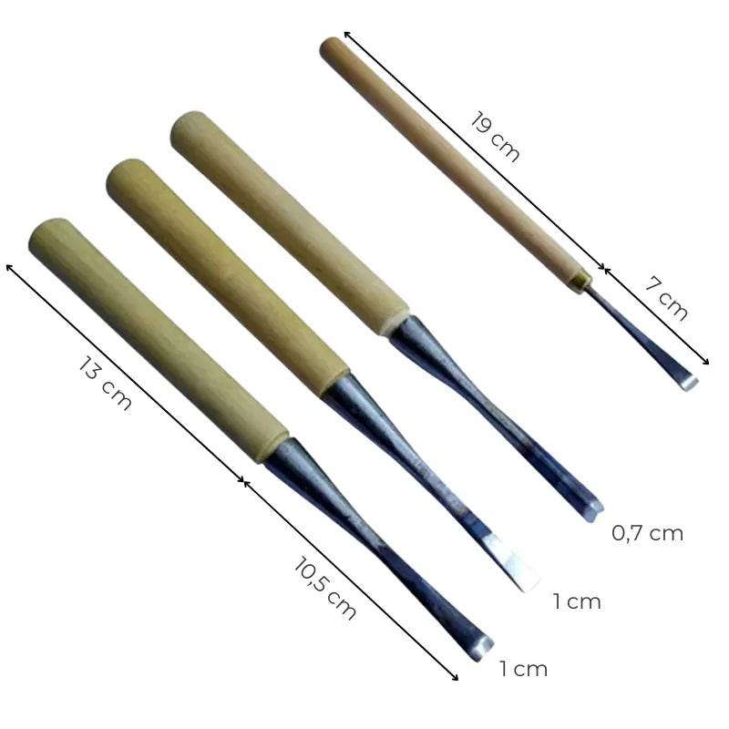 Couteau de sculpture pour façonner le bois avec précision et souplesse.