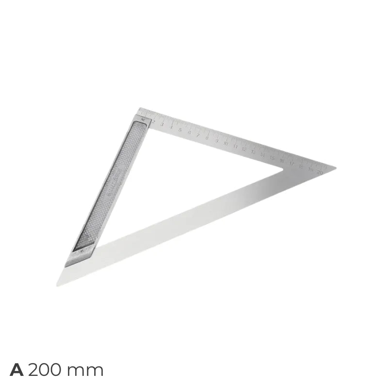 Équerre de menuisier pour mesurer, tracer et contrôler les angles pendant vos créations bois.