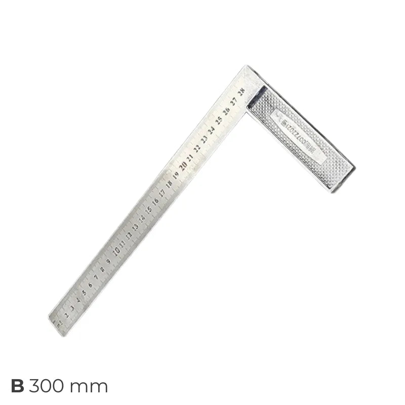 Équerre de menuisier pour mesurer, tracer et contrôler les angles pendant vos créations bois.