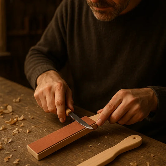Kit complet d’outils de sculpture pour bien débuter ou se perfectionner dans le travail du bois.