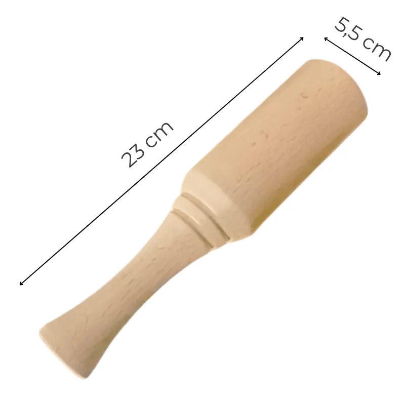 Maillet en bois, idéal pour frapper vos ciseaux sans endommager les manches.