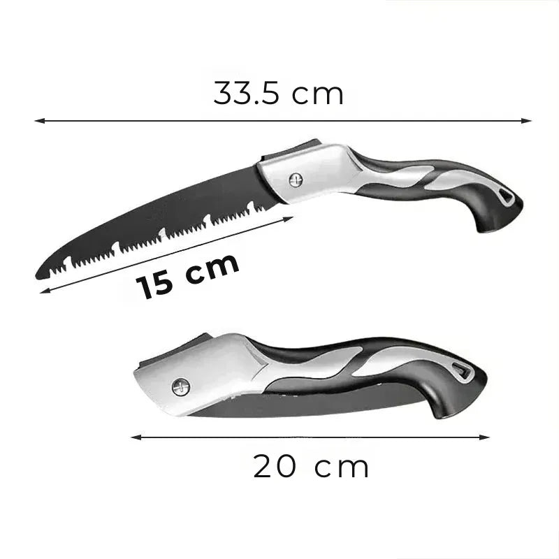Scie manuelle pour découper le bois avec précision lors de vos projets de sculpture.