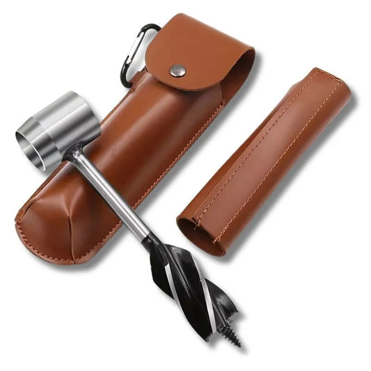 Tarière à main conçu pour percer des trous dans le bois brut les passionnés de sculpture sur bois et de menuiserie.